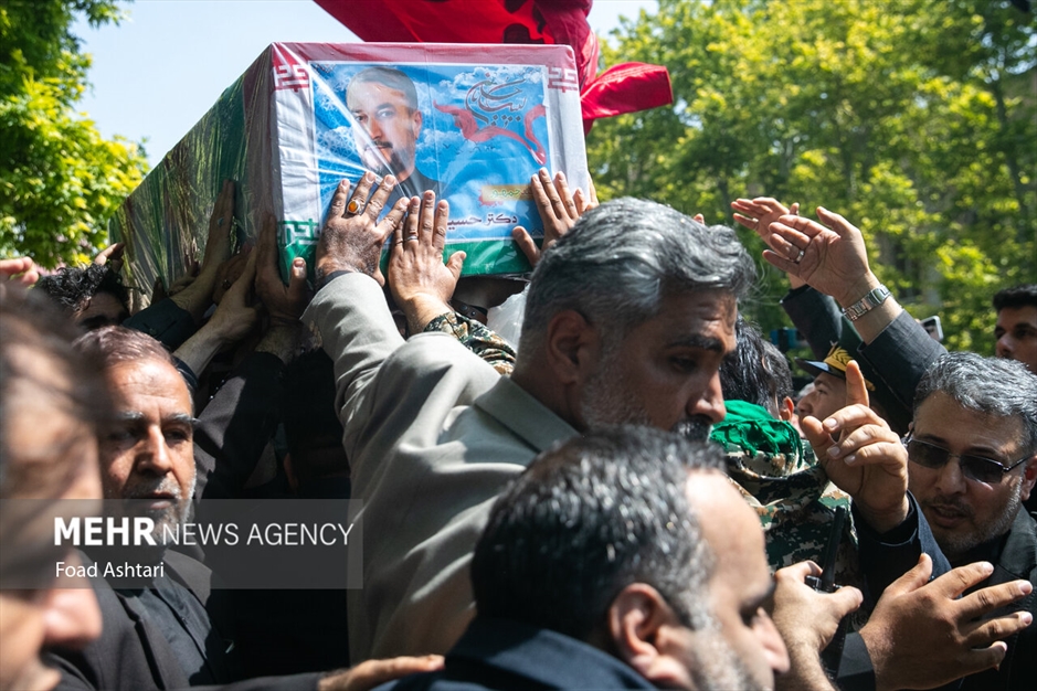 مراسم تشییع پیکر حسین امیرعبداللهیان وزیر امور خارجه شهید