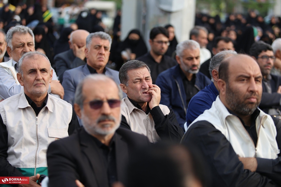 مراسم عزاداری شهادت رئیس جمهور و هیات همراه در ساری