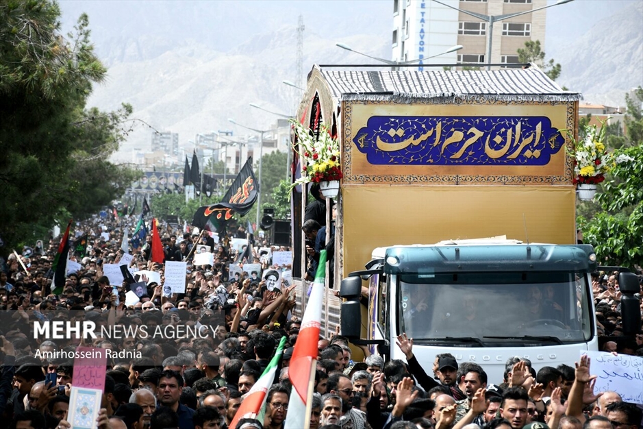 مراسم استقبال و تشییع پیکر رئیس جمهور شهید حجت الاسلام رئیسی