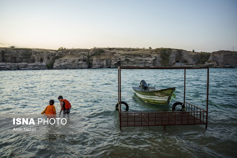 شنا در علی کله دزفول - استان خوزستان