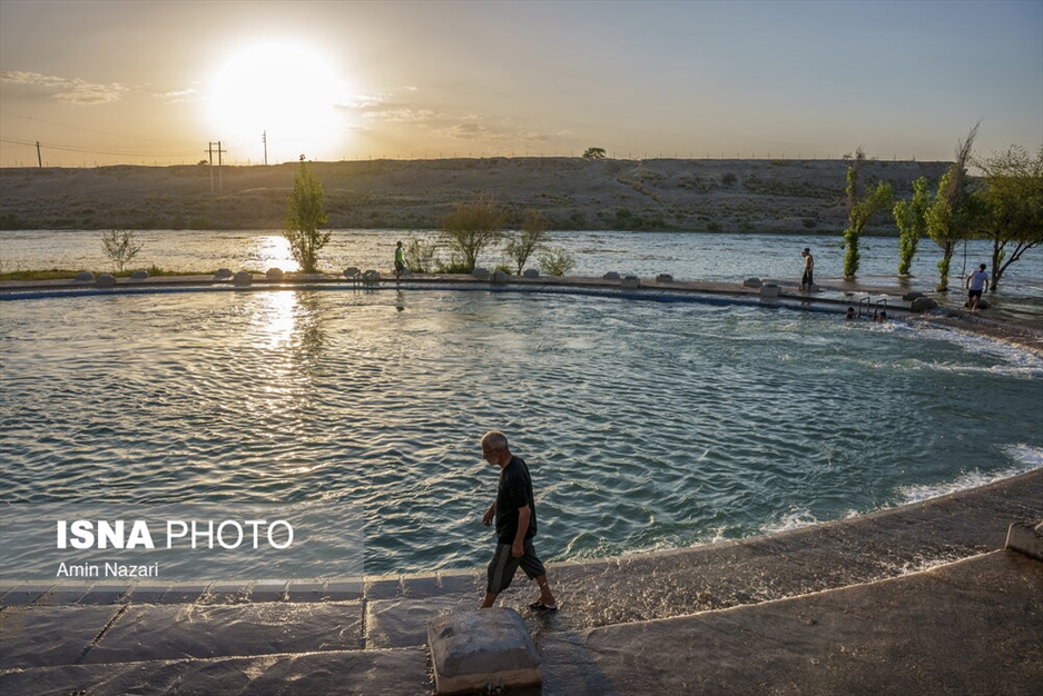 شنا در علی کله دزفول - استان خوزستان