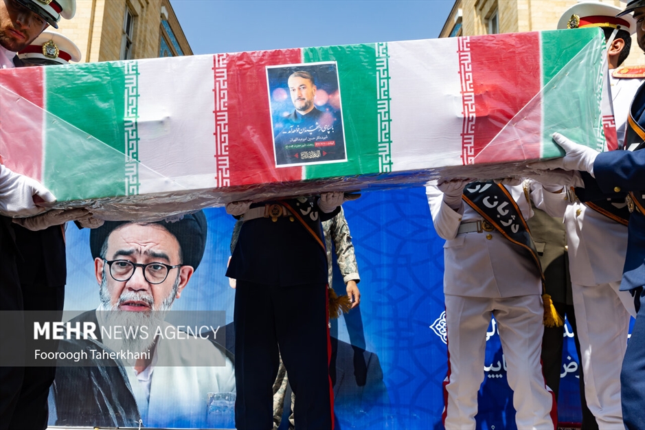 مراسم تشییع پیکر حسین امیرعبداللهیان وزیر امور خارجه شهید