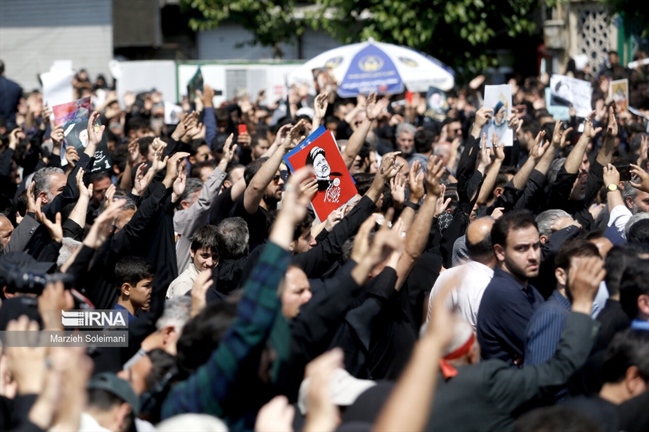 تشییع شهدای خدمت در تهران -۱