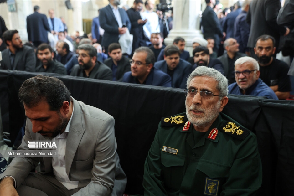 مراسم هفتمین روز شهادت شهدای خدمت