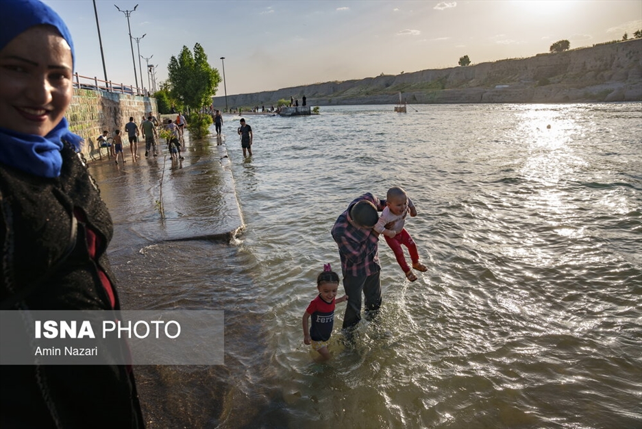 شنا در علی کله دزفول - استان خوزستان