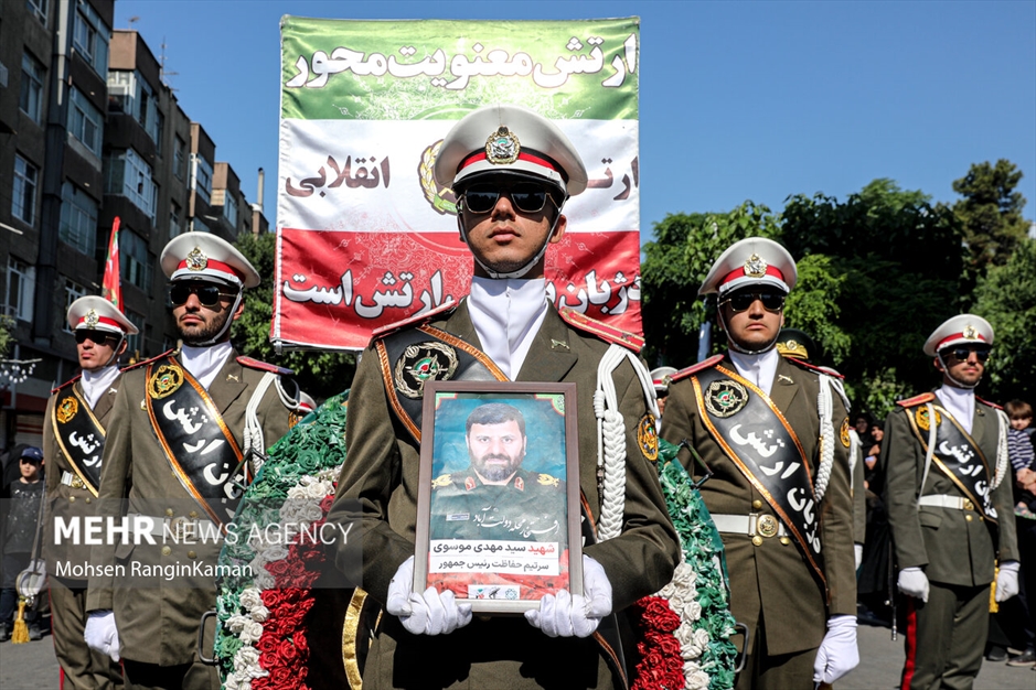 مراسم تشییع پیکر سردار شهید سید مهدی موسوی