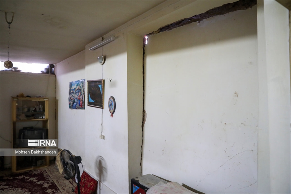 خسارات زلزله پنج ریشتری در کاشمر