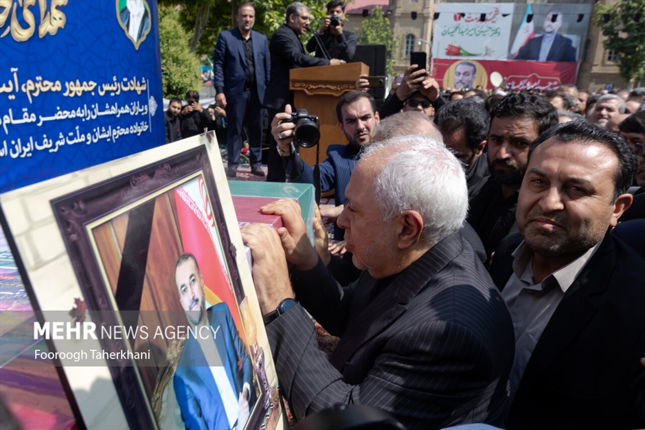 مراسم تشییع پیکر حسین امیرعبداللهیان وزیر امور خارجه شهید