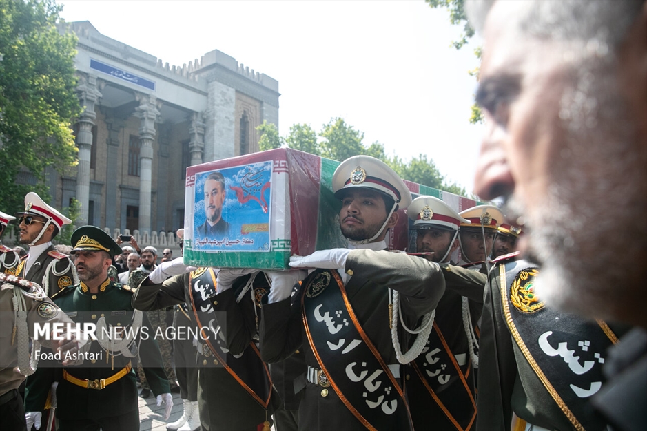 مراسم تشییع پیکر حسین امیرعبداللهیان وزیر امور خارجه شهید