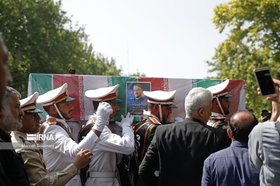 تشییع پیکر شهید «حسین امیرعبداللهیان»