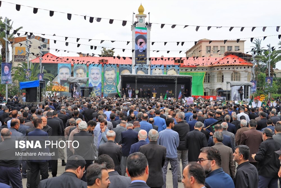 مراسم بزرگداشت شهدای خدمت در رشت