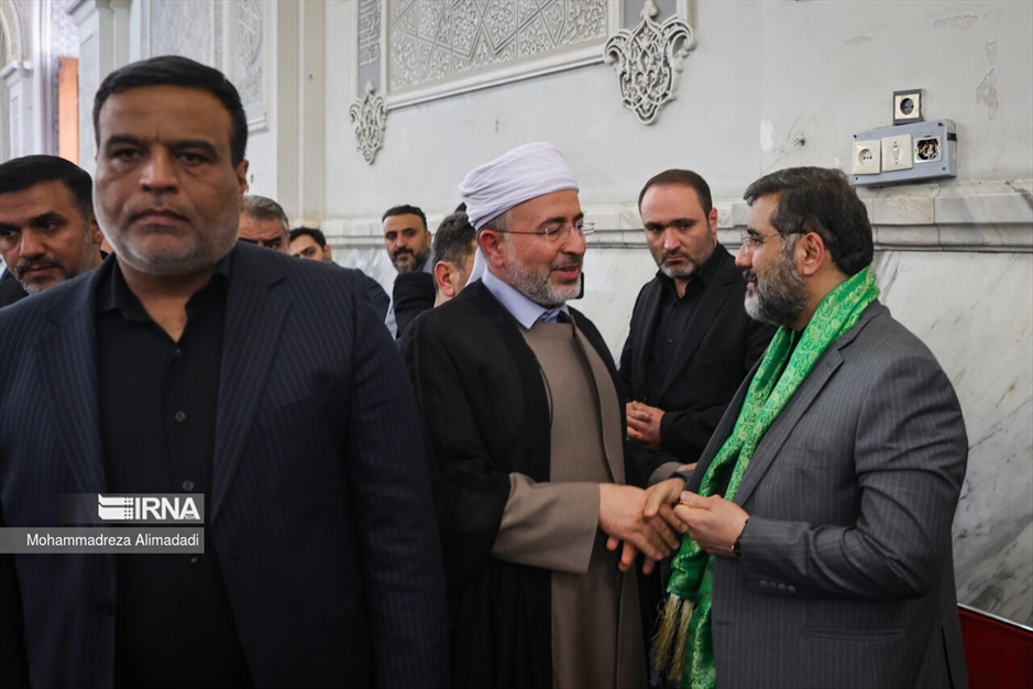 مراسم هفتمین روز شهادت شهدای خدمت