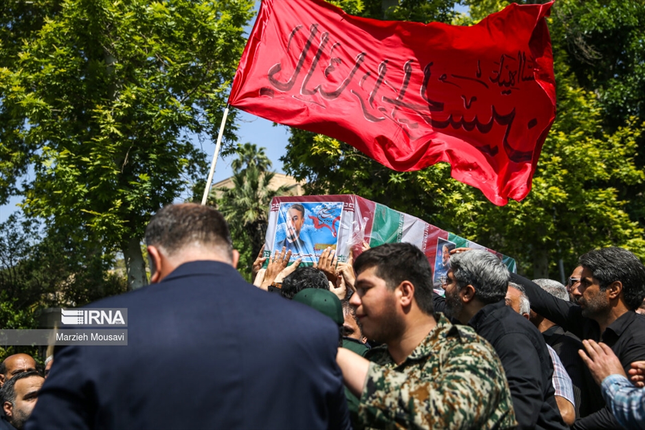 تشییع پیکر شهید «حسین امیرعبداللهیان»