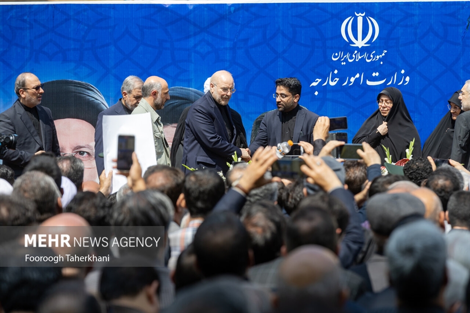 مراسم تشییع پیکر حسین امیرعبداللهیان وزیر امور خارجه شهید