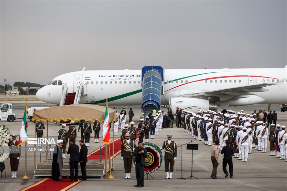 استقبال از شهدای خدمت در فرودگاه مهرآباد