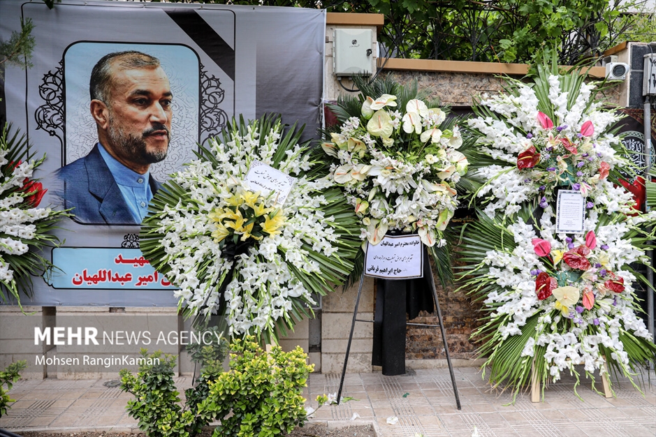 حضور رهبر جریان حکمت ملی عراق در منزل شهید امیرعبداللهیان