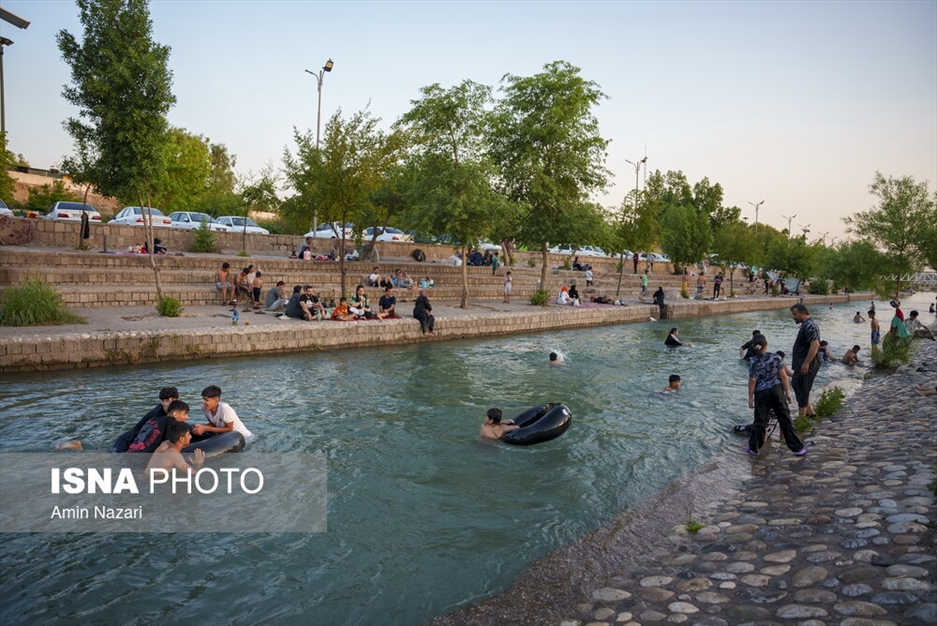 شنا در علی کله دزفول - استان خوزستان