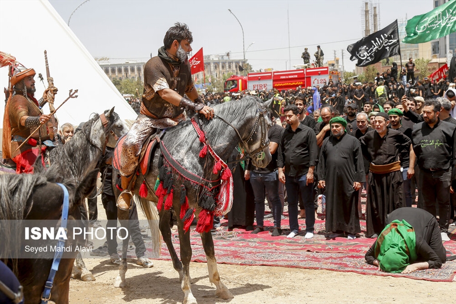 مراسم خیمه سوزان عاشورا در قم