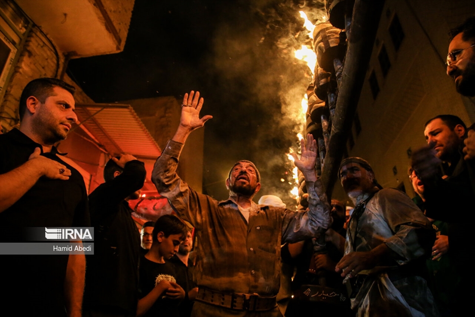 مشعل گردانی نجفی‌های مقیم قم