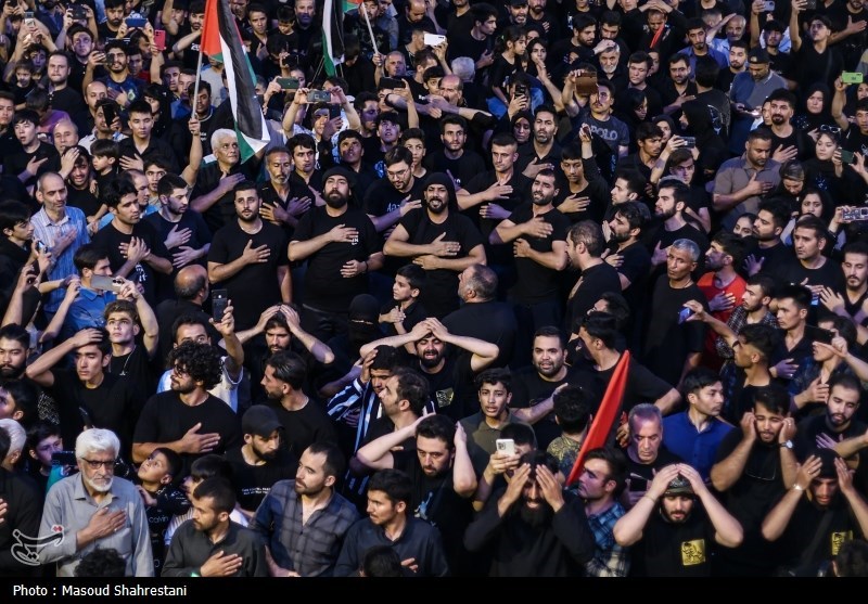 خیمه سوزان عصر عاشورا در میدان امام حسین (ع)