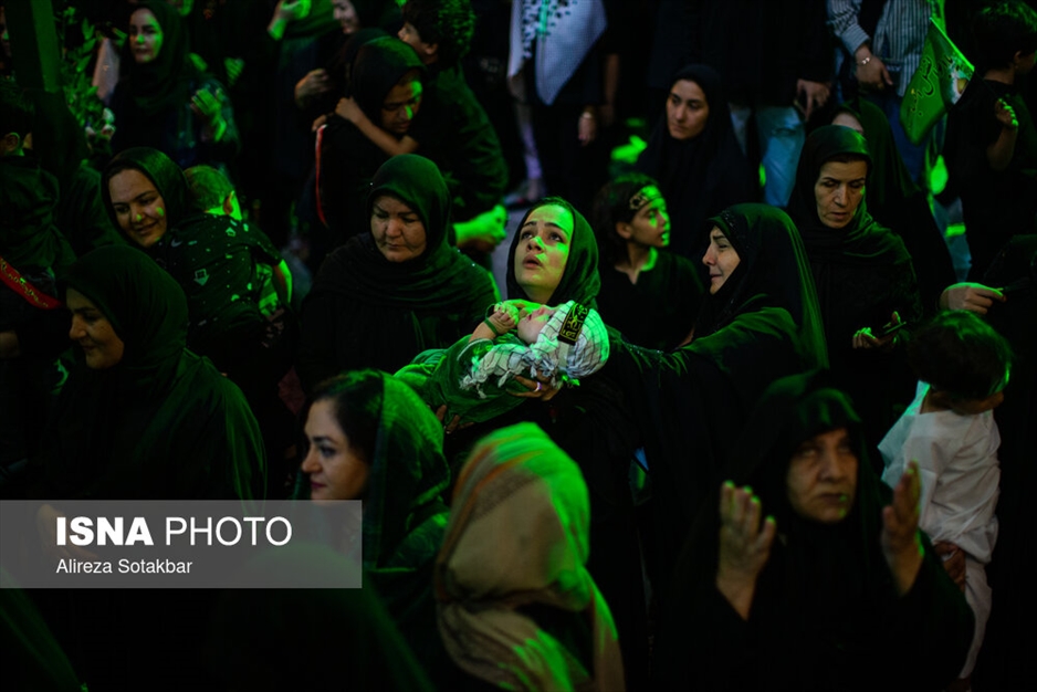 عزاداری هفتمین روز محرم در تکیه تجریش