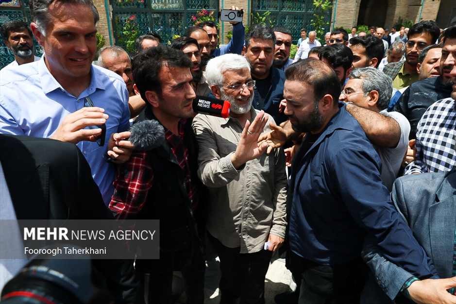 حضور سعید جلیلی در بازار بزرگ تهران