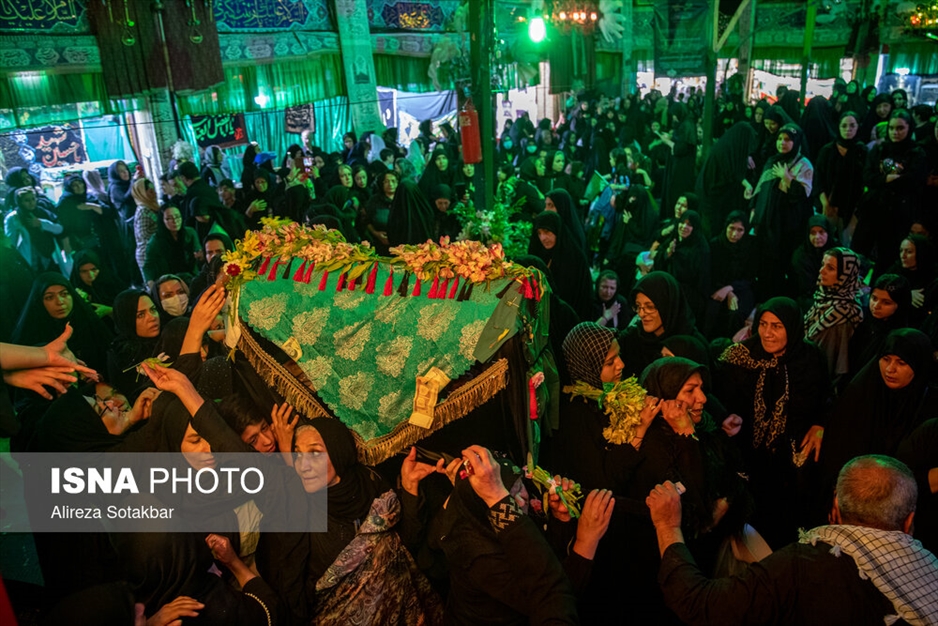 عزاداری هفتمین روز محرم در تکیه تجریش