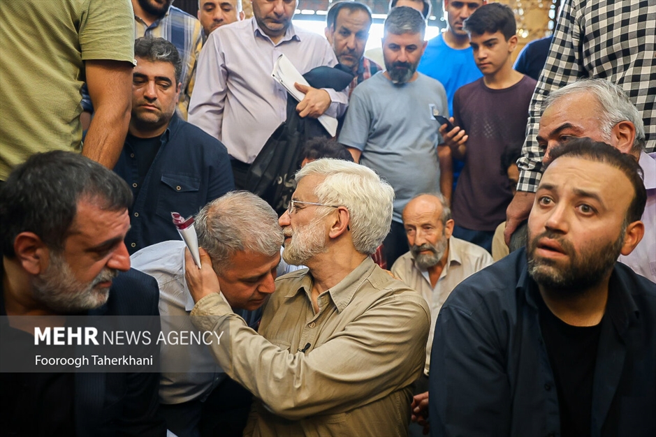 حضور سعید جلیلی در بازار بزرگ تهران