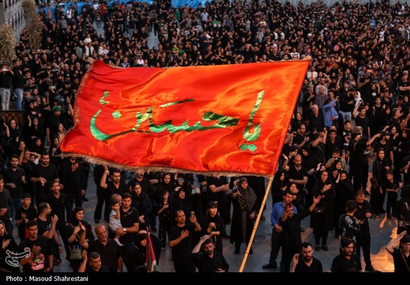 خیمه سوزان عصر عاشورا در میدان امام حسین (ع)