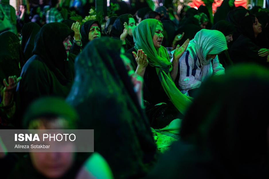 عزاداری هفتمین روز محرم در تکیه تجریش