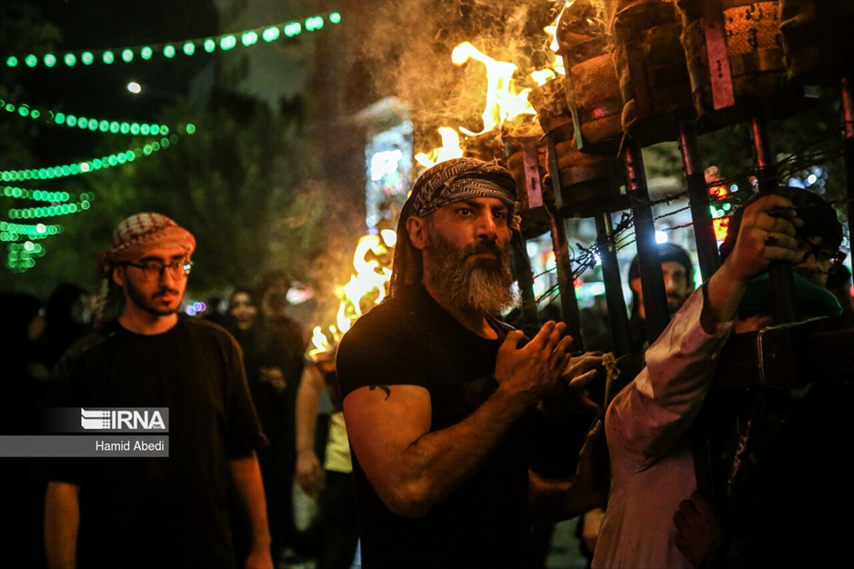 مشعل گردانی نجفی‌های مقیم قم