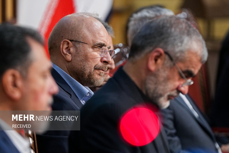 حضور محمدباقر قالیباف در اتاق بازرگانی ایران