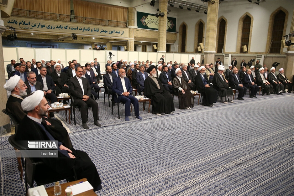 دیدار رئیس و مسئولان قوه قضائیه با رهبر انقلاب
