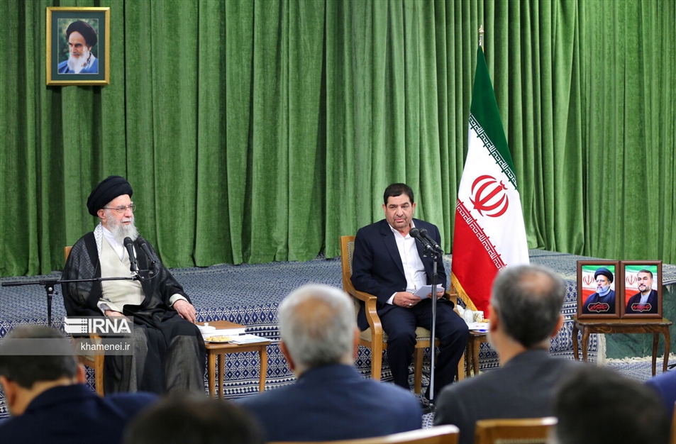 دیدار اعضای هیئت دولت سیزدهم با رهبر انقلاب