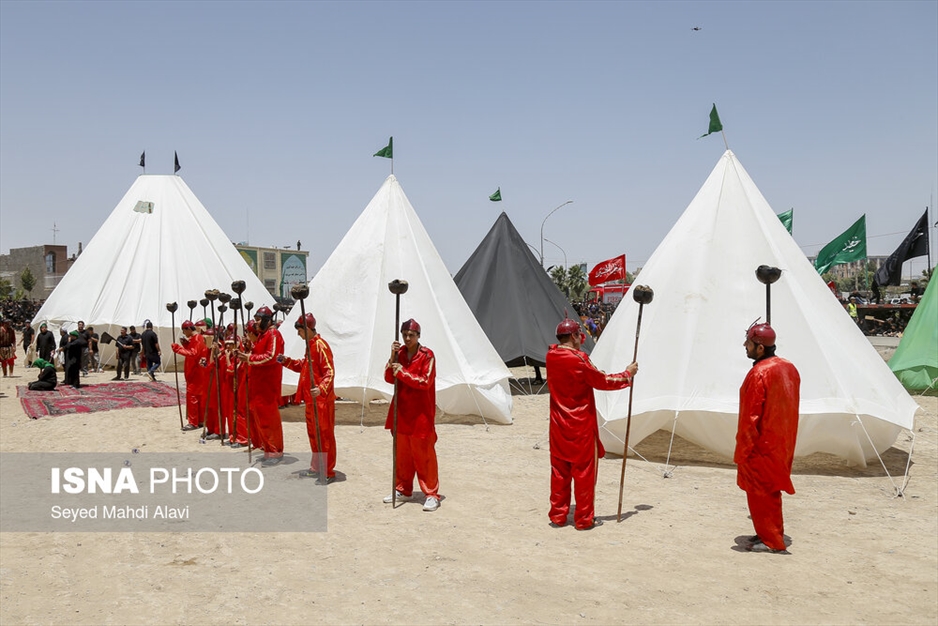 مراسم خیمه سوزان عاشورا در قم
