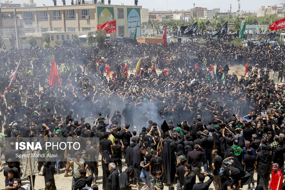 مراسم خیمه سوزان عاشورا در قم