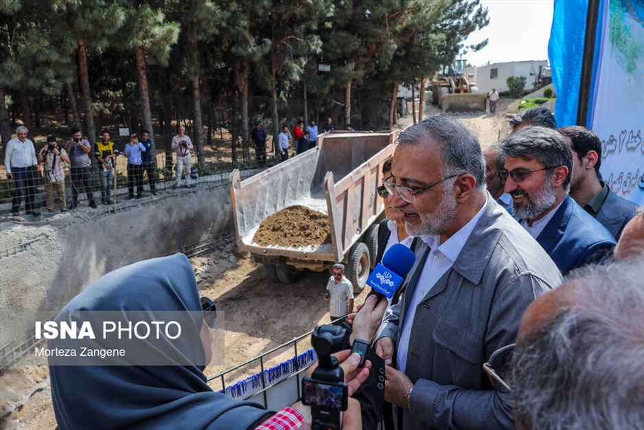 آیین آغاز عملیات اجرایی و افتتاح پروژه های مسافری شرق تهران