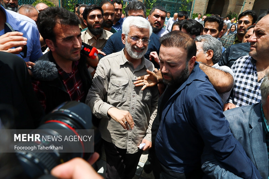 حضور سعید جلیلی در بازار بزرگ تهران