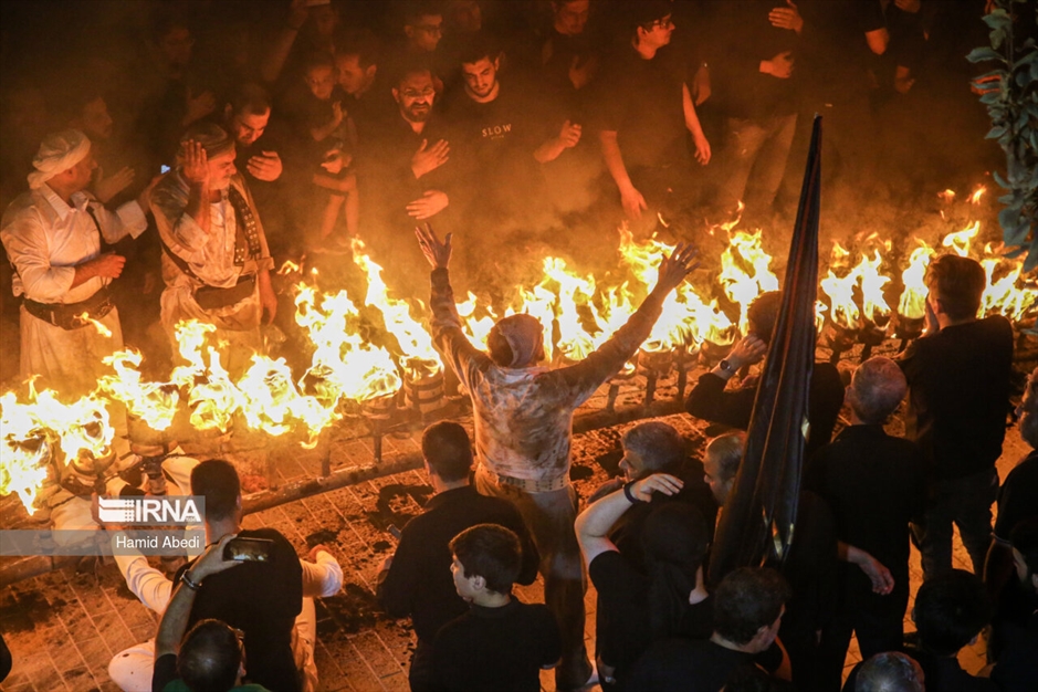 مشعل گردانی نجفی‌های مقیم قم