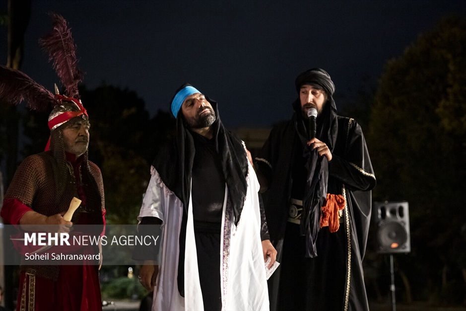 اجرای تعزیه در پهنه رودکی