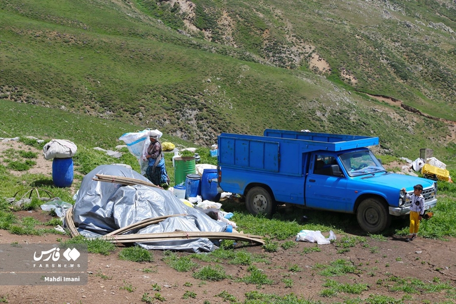 نغمه زیبای کوچ عشایر ایل «قره‌داغ» آذربایجان