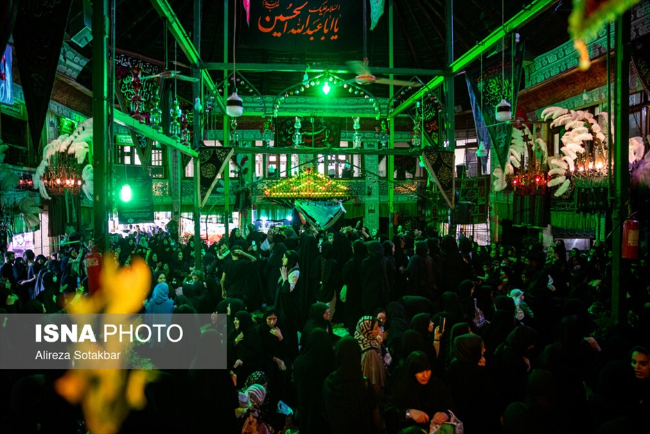 عزاداری هفتمین روز محرم در تکیه تجریش