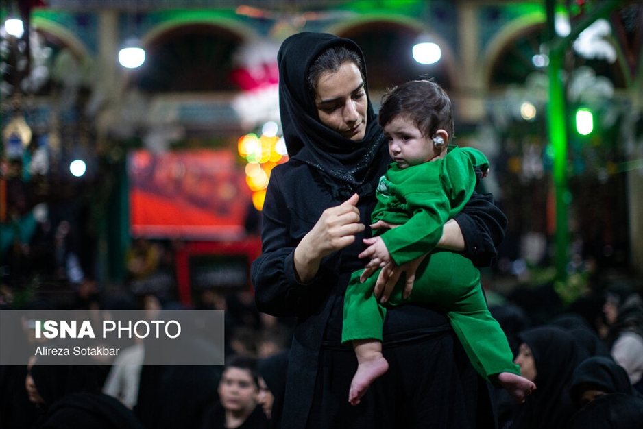 عزاداری هفتمین روز محرم در تکیه تجریش