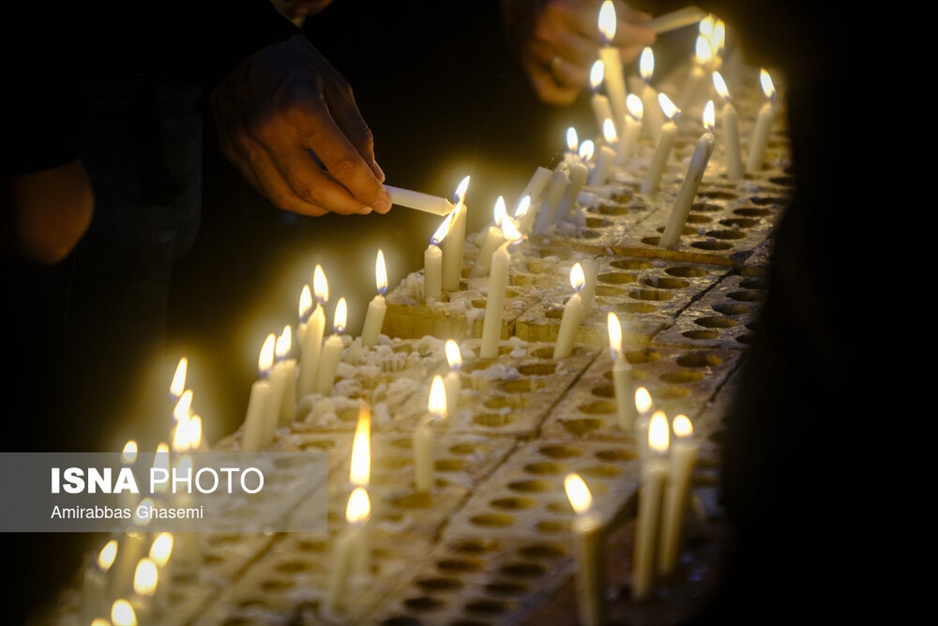 آیین عاشورایی شمع پایلاما در مراغه
