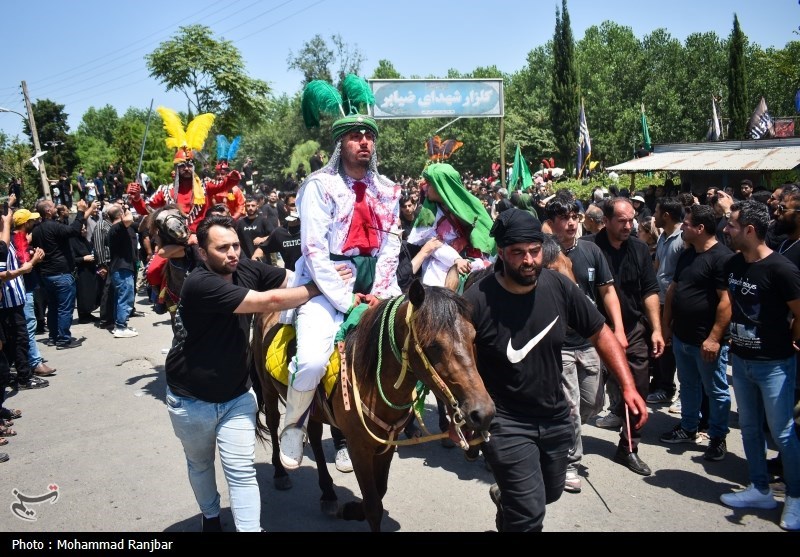 آیین سنتی تعزیه عاشورا در ضیابر - گیلان