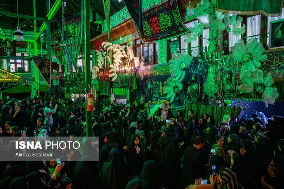 عزاداری هفتمین روز محرم در تکیه تجریش