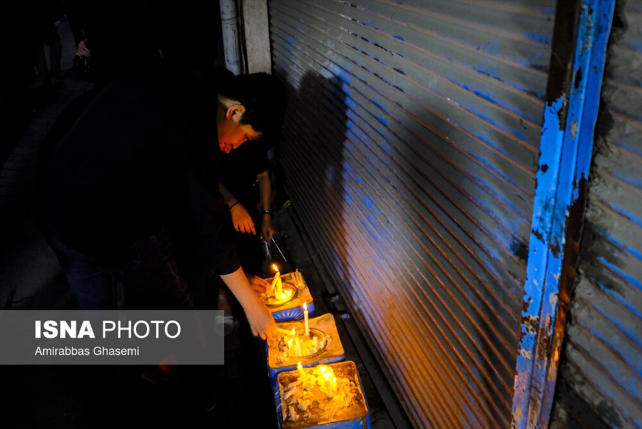 آیین عاشورایی شمع پایلاما در مراغه
