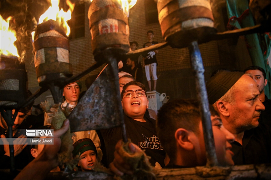 مشعل گردانی نجفی‌های مقیم قم