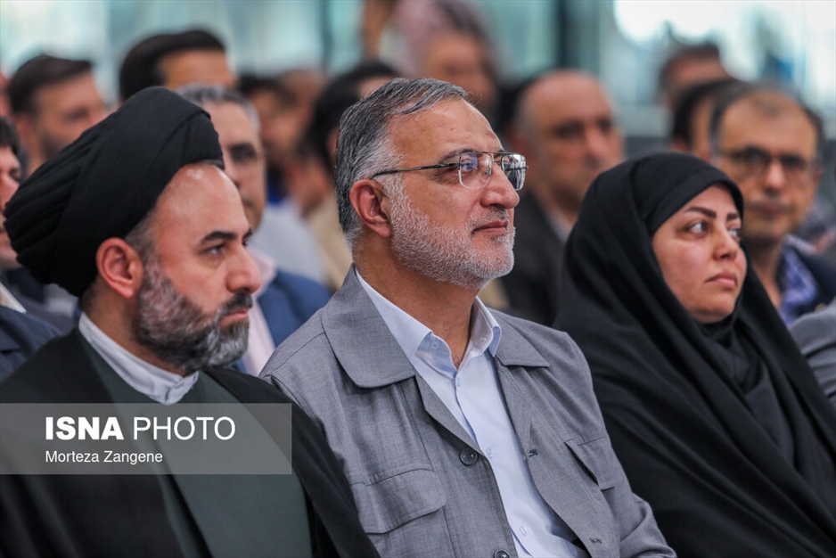 آیین آغاز عملیات اجرایی و افتتاح پروژه های مسافری شرق تهران