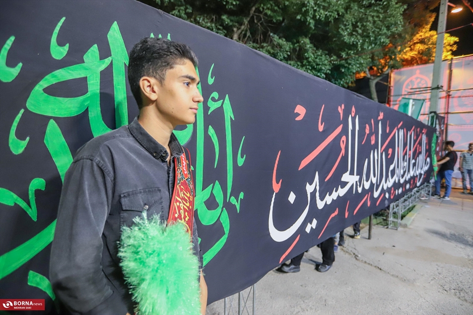 عزاداری شب سوم محرم- هئیت حداث الحسین اراک